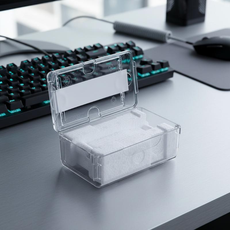 Luxury Watch Packaging Box - 남성용 빈티지 투명 싱글 시계 상자,