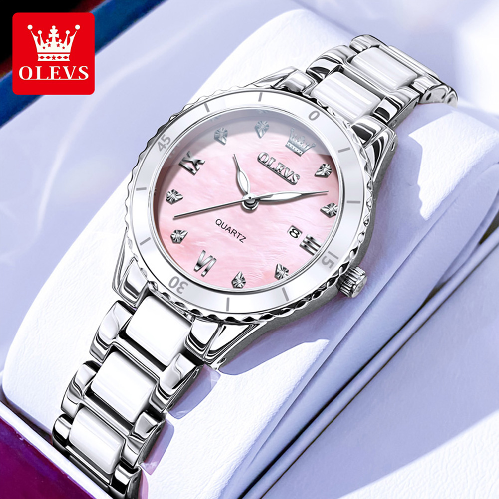 Luxury Watch Gift For Her - OLEVS 9985 여성 시계 고급 프리미엄