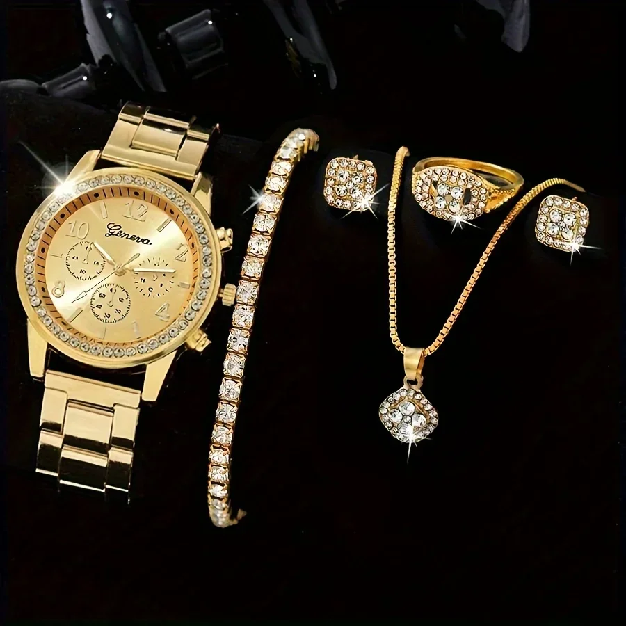 Luxury Watch Gift For Her - 럭셔리 라인스톤 쿼츠 시계 패션 아날로그