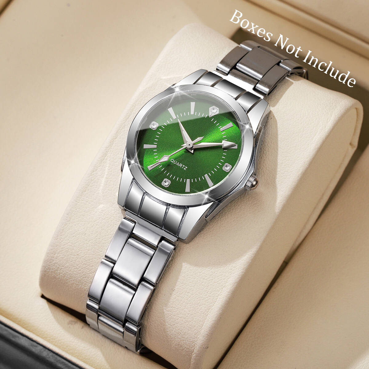 Luxury Watch Packaging Box - 럭셔리 라인스톤 여성 시계 캐주얼 쿼츠