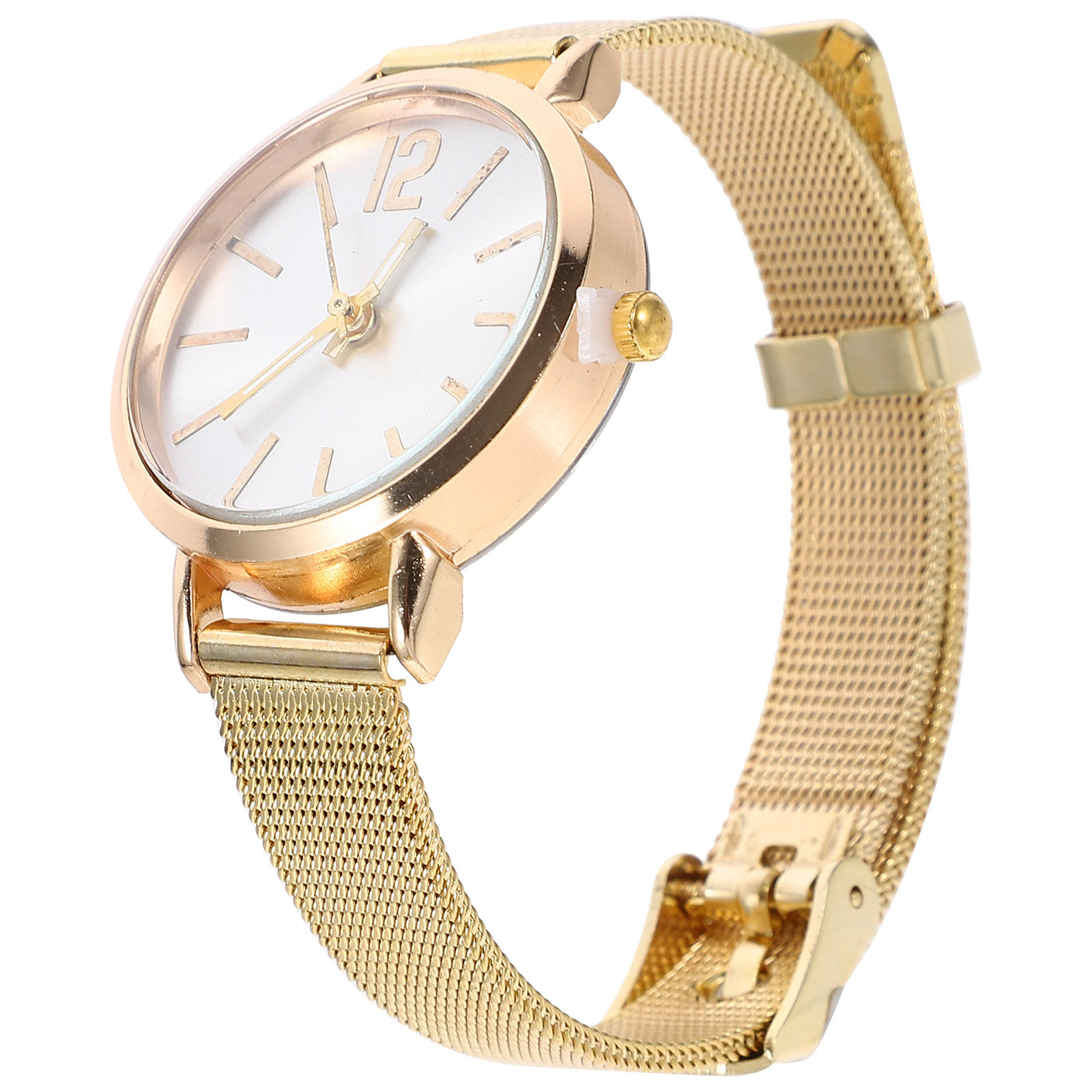 클래식 여성용 쿼츠 시계 메쉬 벨트 밴드 합금 케이스  - Luxury Watch Gift For Her 리뷰 및 가격