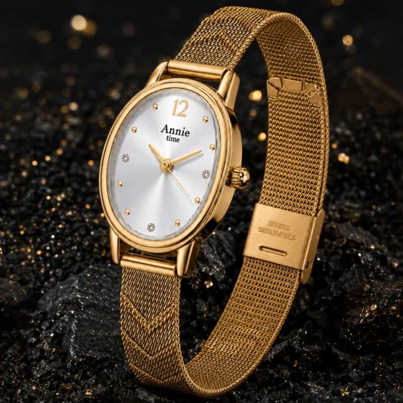 새로운 라이트 럭셔리 여성용 시계 패션 골드 타원형 다 - Luxury Watch Gift For Her 리뷰 및 가격