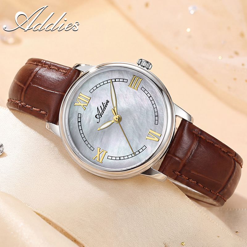 ADDIES 가죽 쿼츠 여성 시계 새로운 럭셔리 32m - Luxury Watch Packaging Box 리뷰 및 가격
