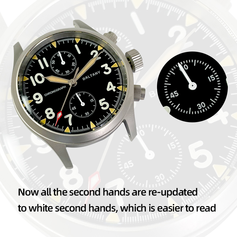 Baltany S5033 크로노그래프 시계 남자 파일럿 - Chronograph Flyback Watch 리뷰 및 가격