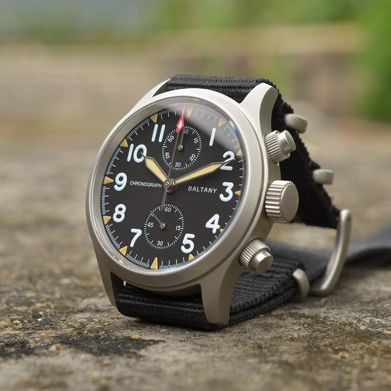 Baltany S5033 크로노그래프 시계 남자 파일럿 - Chronograph Flyback Watch 리뷰 및 가격