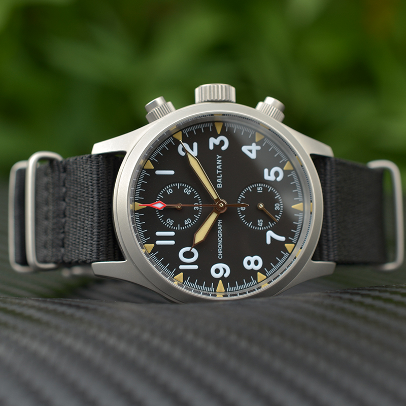 Baltany S5033 크로노그래프 시계 남자 파일럿 - Chronograph Flyback Watch 리뷰 및 가격