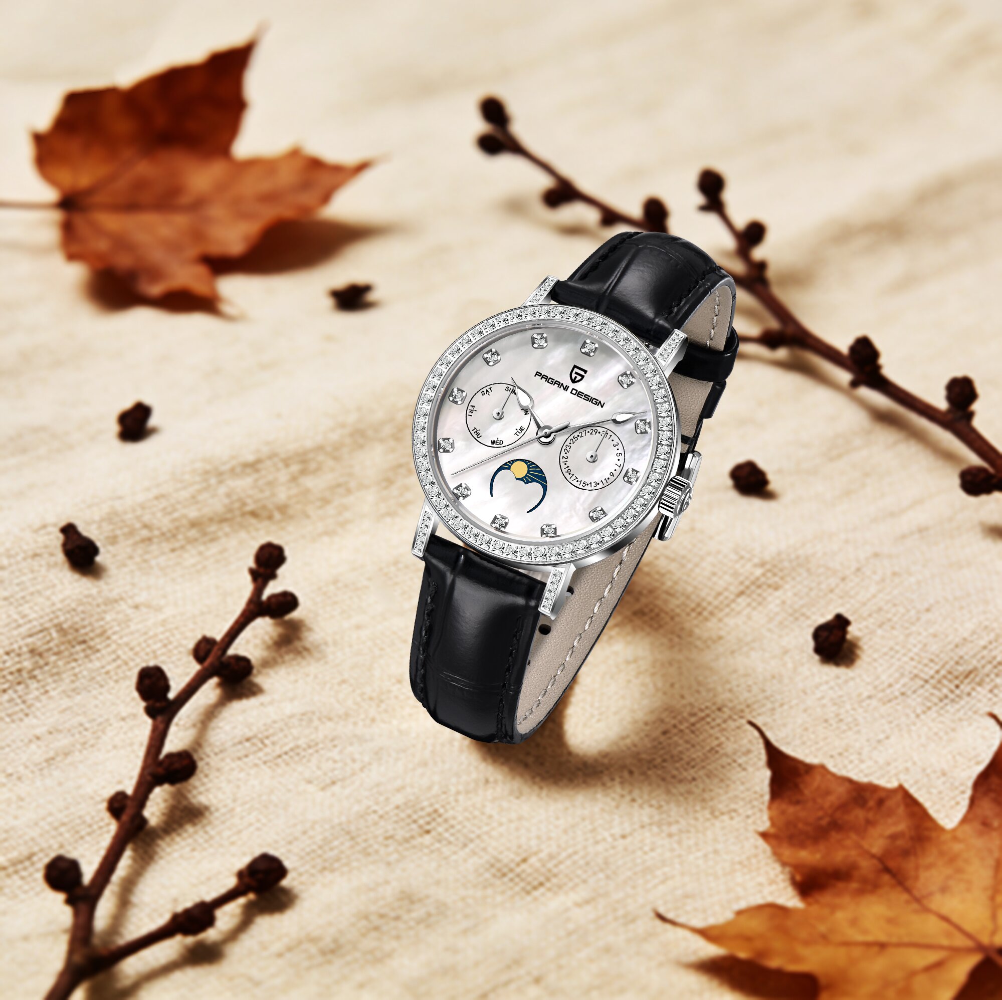 PAGANI DESIGN 엘리트 럭셔리 레이디 쿼츠 시 - Luxury Watch With Leather Strap 리뷰 및 가격