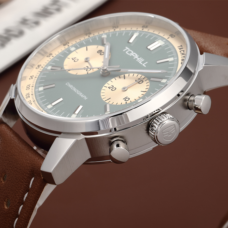 TOPHILL 크로노그래프 시계 레이싱 시계 Seagu - Chronograph Flyback Watch 리뷰 및 가격