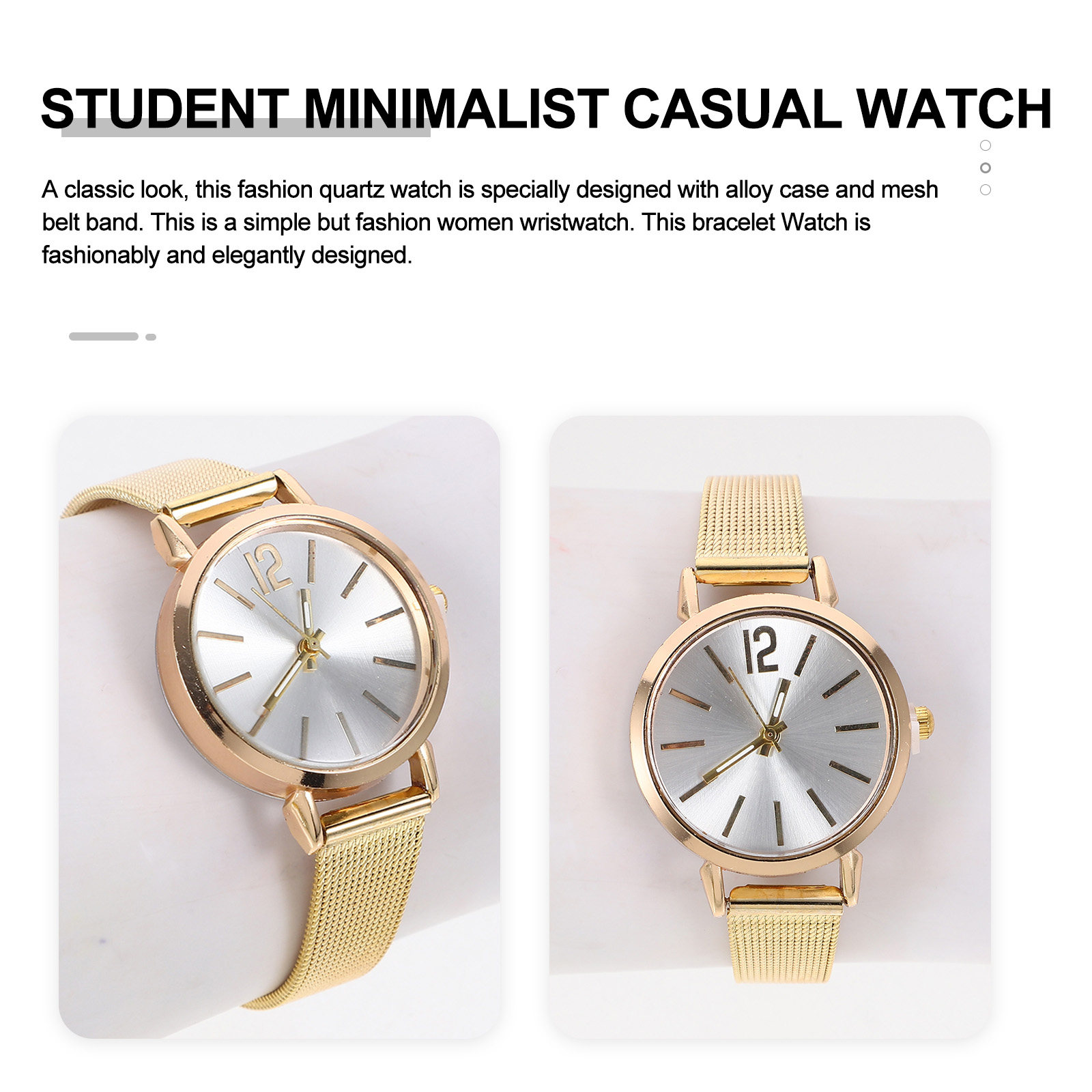 클래식 패션 여성 쿼츠 시계 메쉬 벨트 밴드 합금 케이 - Luxury Watch Gift For Her 리뷰 및 가격