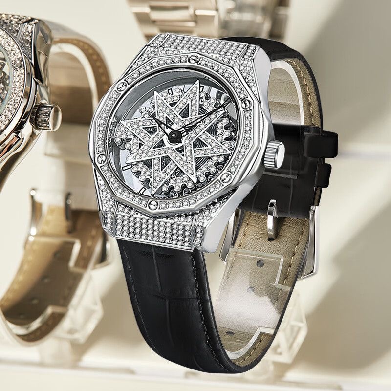 2024 마크 페어고래 패션 아이스 워치, 럭셔리 가죽 - Luxury Watch With Leather Strap 리뷰 및 가격