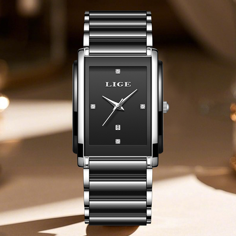 LIGE 새로운 럭셔리 여성 시계 우아한 세라믹 쿼츠  - Luxury Watch Packaging Box 리뷰 및 가격