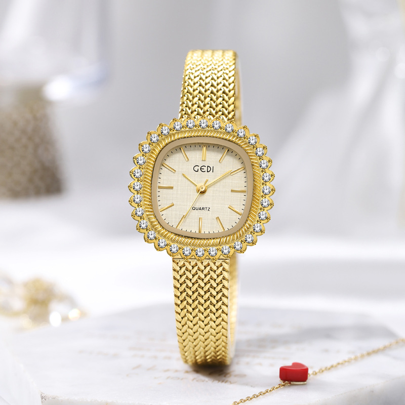 여성 시계 브랜드 중세 밀 골드 라이트 럭셔리 다이아몬 - Luxury Watch Grade 리뷰 및 가격