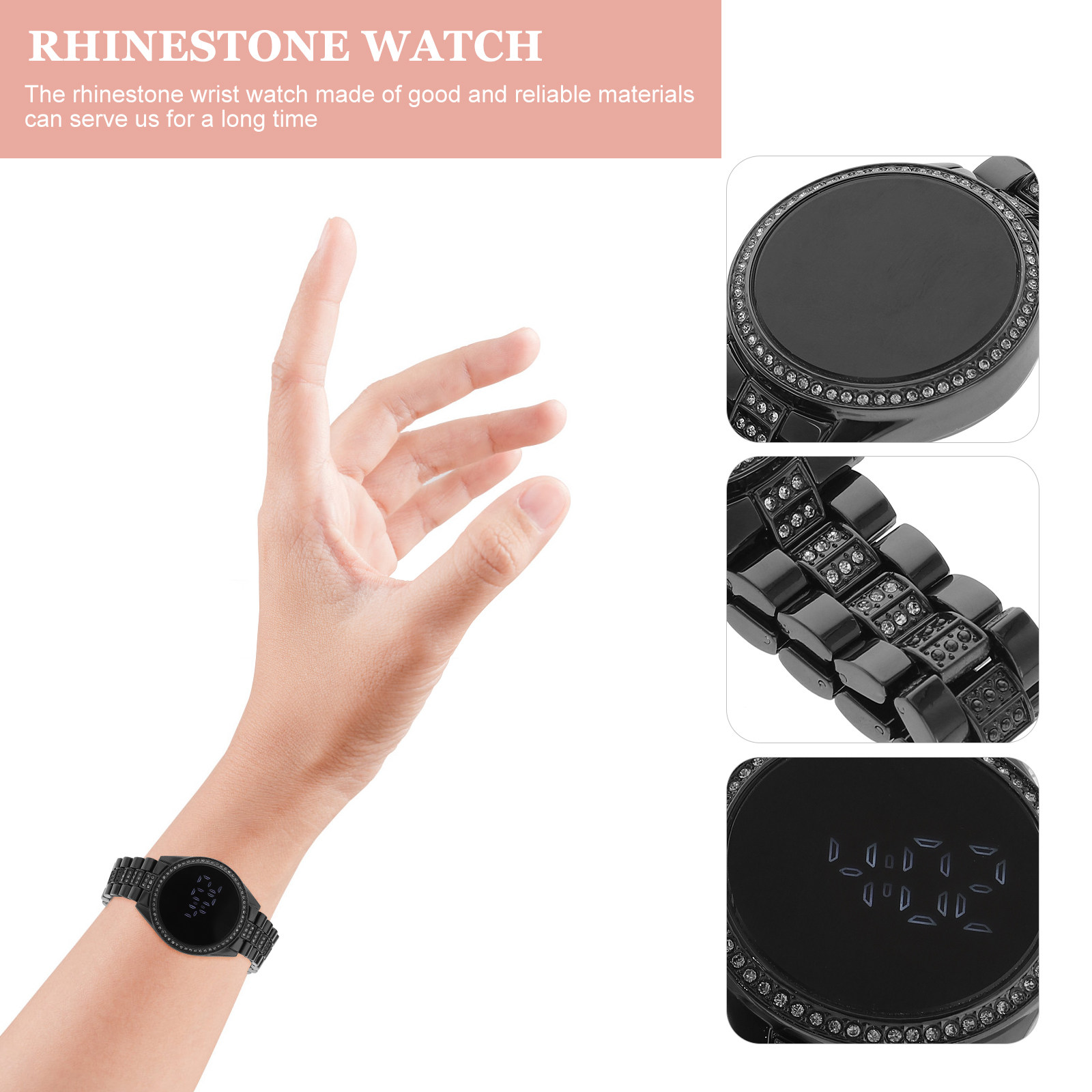 세련된 여성 라인스톤 시계, 클래식하고 섬세하며 반짝이 - Luxury Watch Gift For Her 리뷰 및 가격