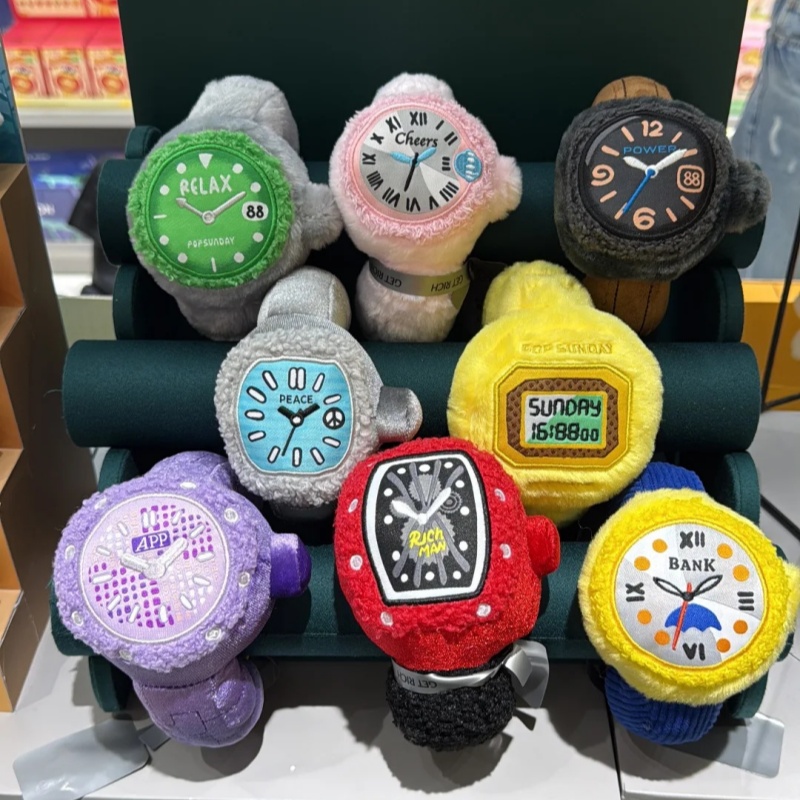 【재고 있음】정품 팝 선데이 릴렉스 플러시 워치 블라인 - Luxury Watch Gift Box 리뷰 및 가격
