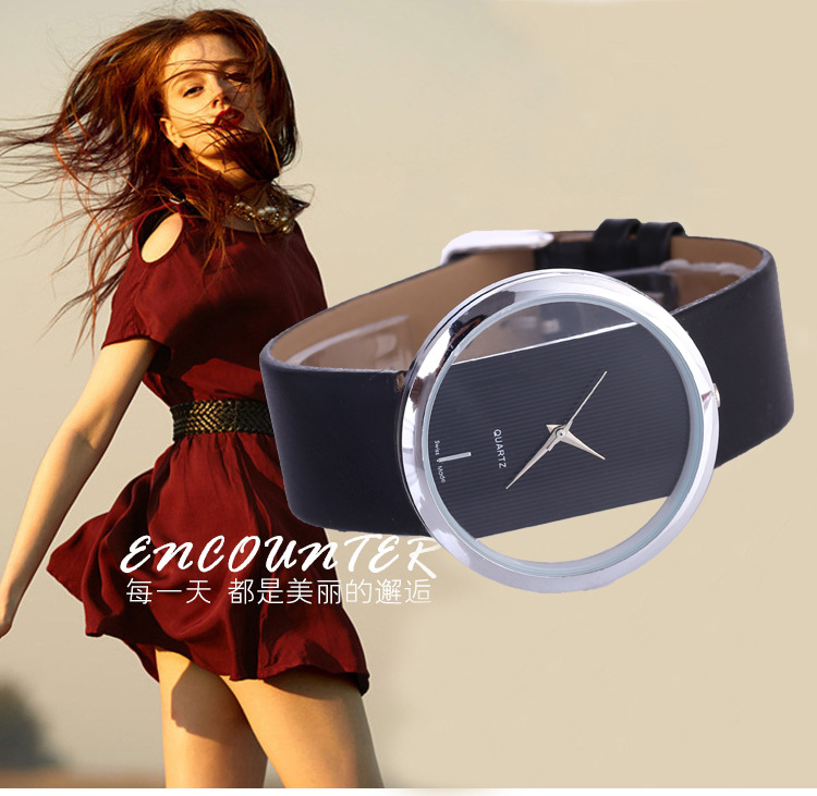 여성 시계 톱 브랜드 럭셔리 중공 숙녀 손목 시계 여성 - Luxury Watch With Leather Strap 리뷰 및 가격