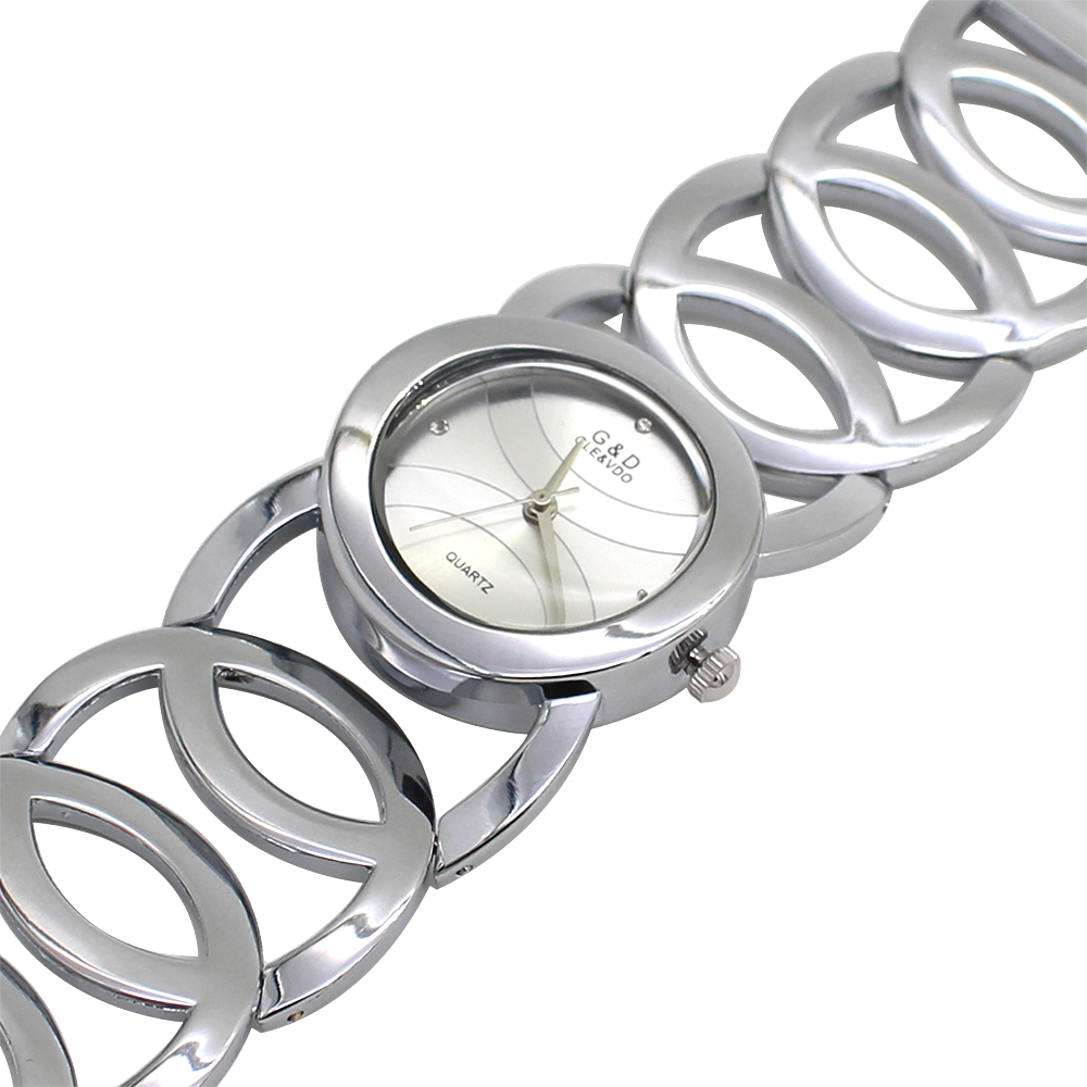 G & D 숙녀 팔찌 뱅글 시계 쿼츠 패션 럭셔리 골든 - Luxury Watch And Bracelet 리뷰 및 가격