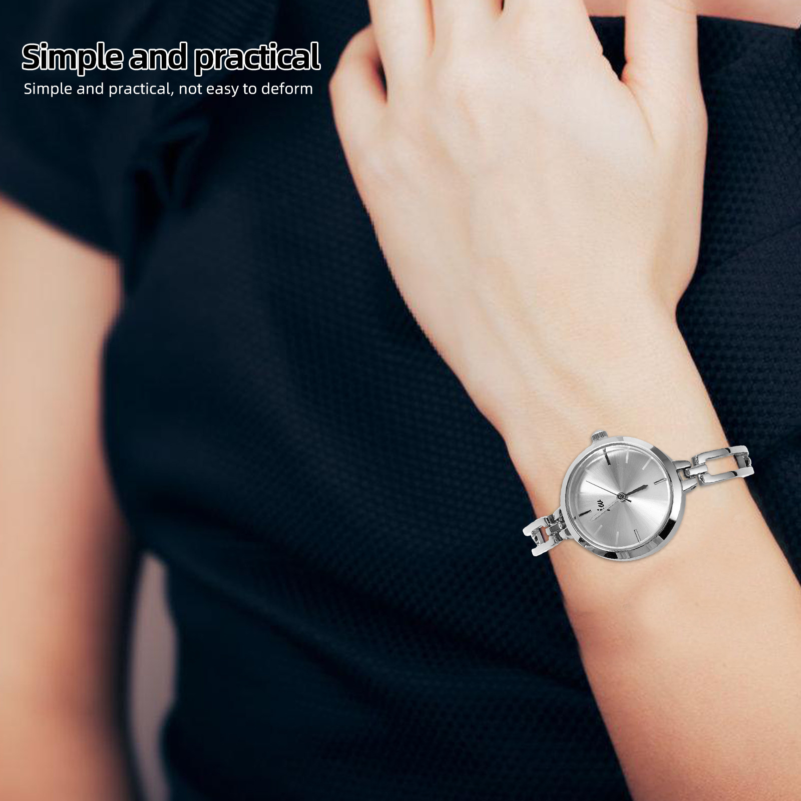 여성 패션 쿼츠 시계 우아한 팔찌 디자인 실버 화이트  - Luxury Watch Gift For Her 리뷰 및 가격