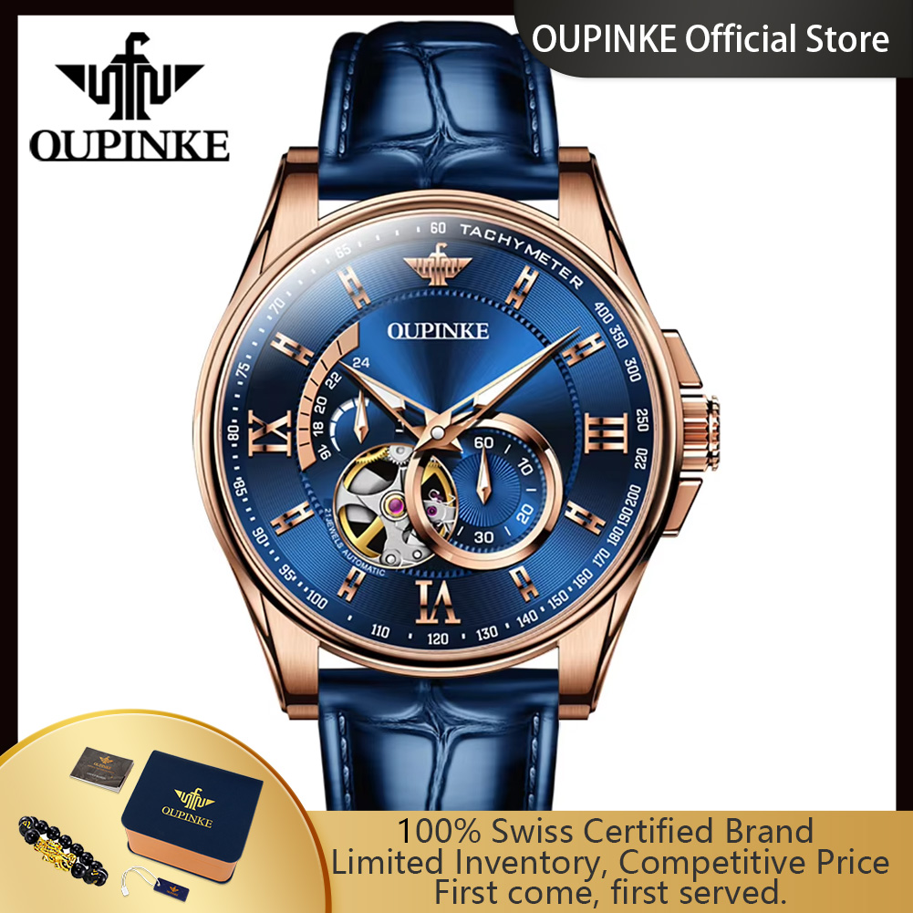 OUPINKE 3222 오리지널 오토매틱 남성용 시계  - Chronograph Flyback Watch 리뷰 및 가격