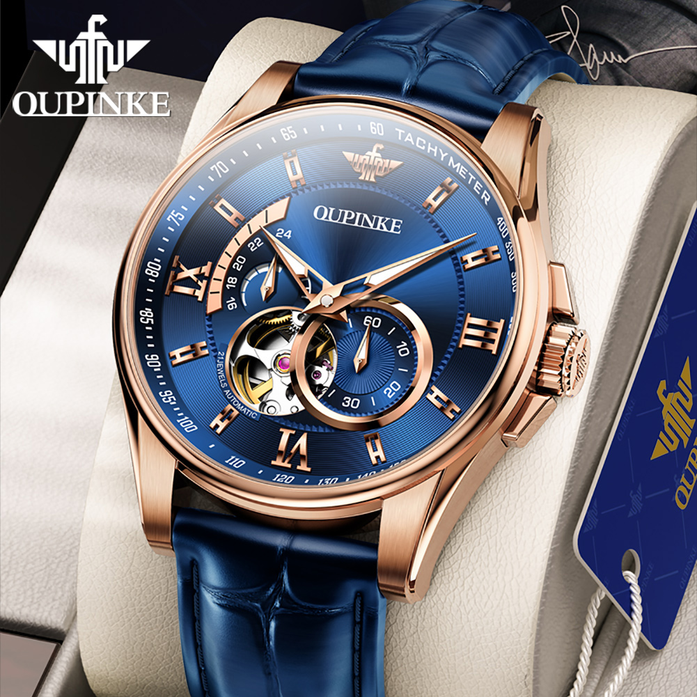 OUPINKE 3222 오리지널 오토매틱 남성용 시계  - Chronograph Flyback Watch 리뷰 및 가격