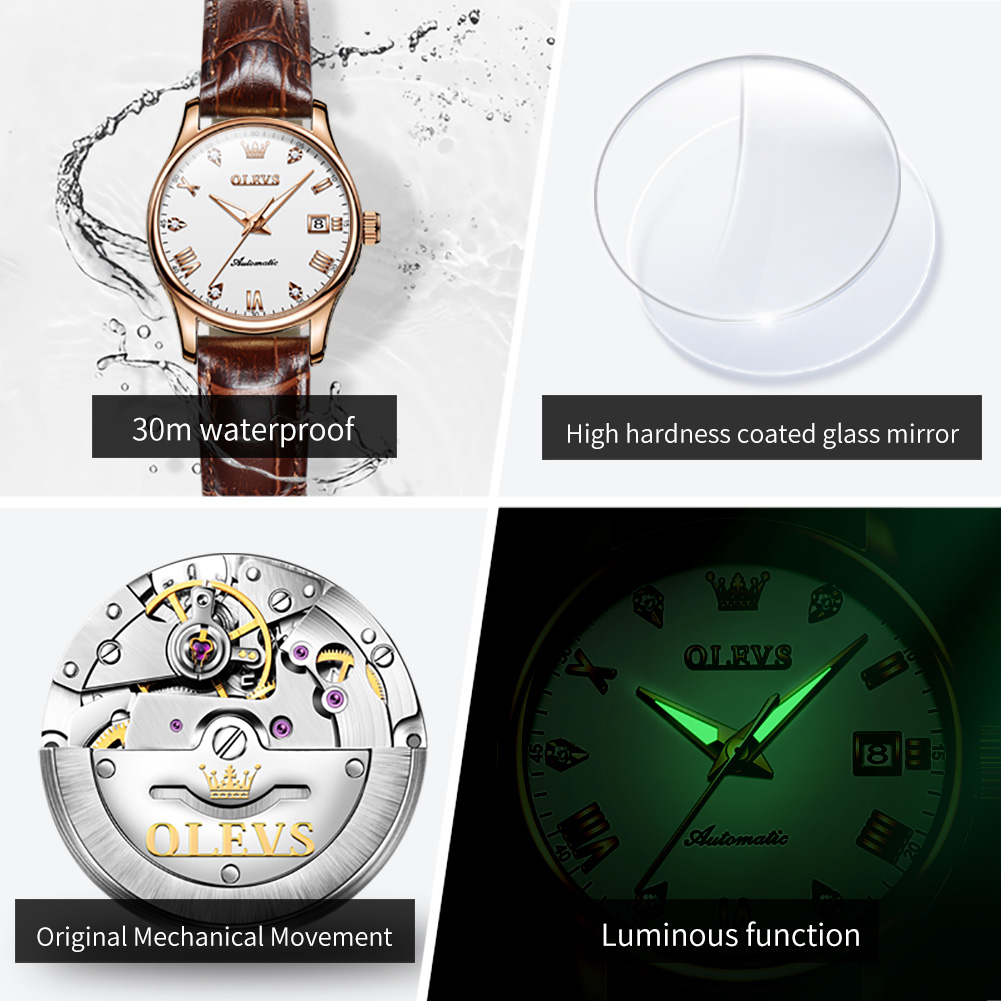 OLEVS 9932 여성용 시계, 럭셔리 오리지널 손목 - Chronograph Flyback Watch 리뷰 및 가격