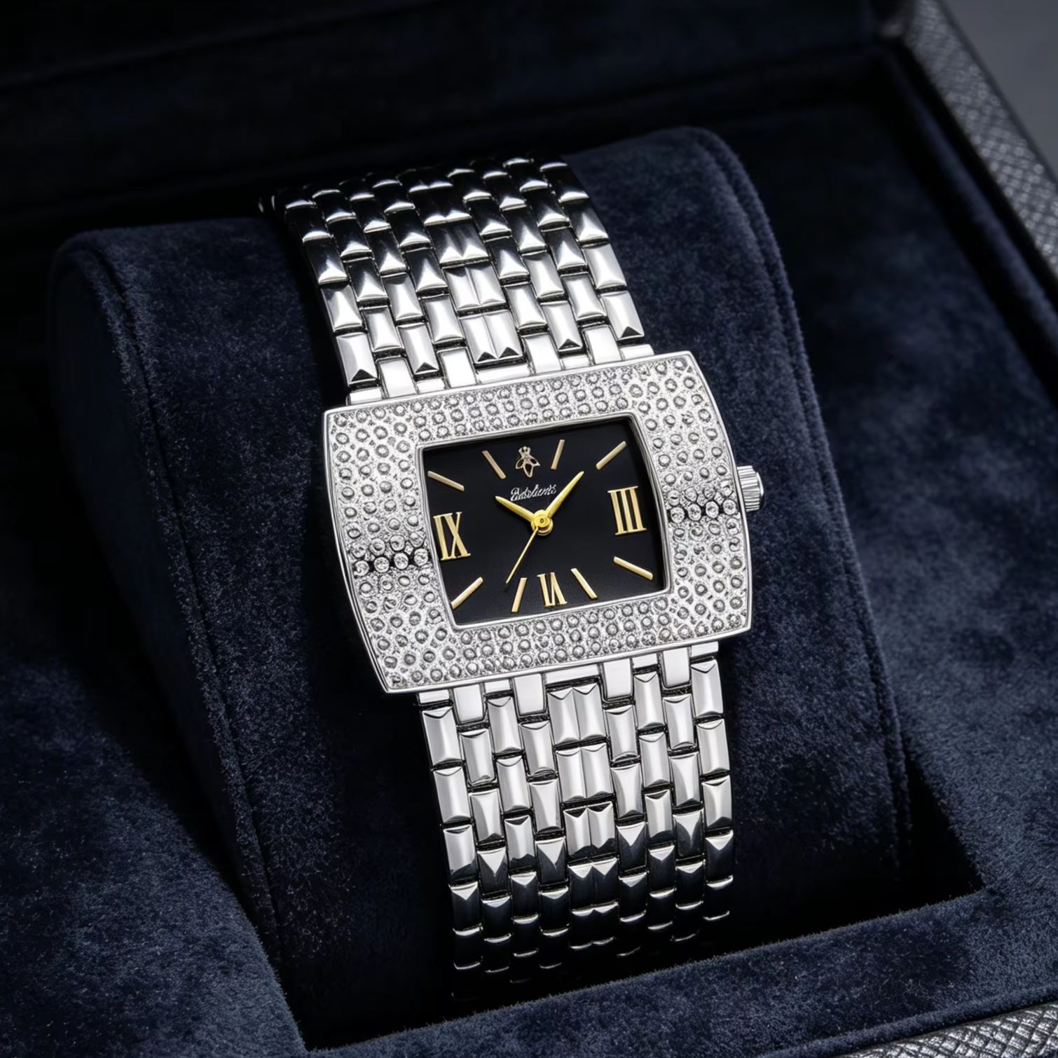YaLaLuSi 여성용 풀 골드 스퀘어 다이아몬드 시계 - Luxury Watch Gift For Her 리뷰 및 가격