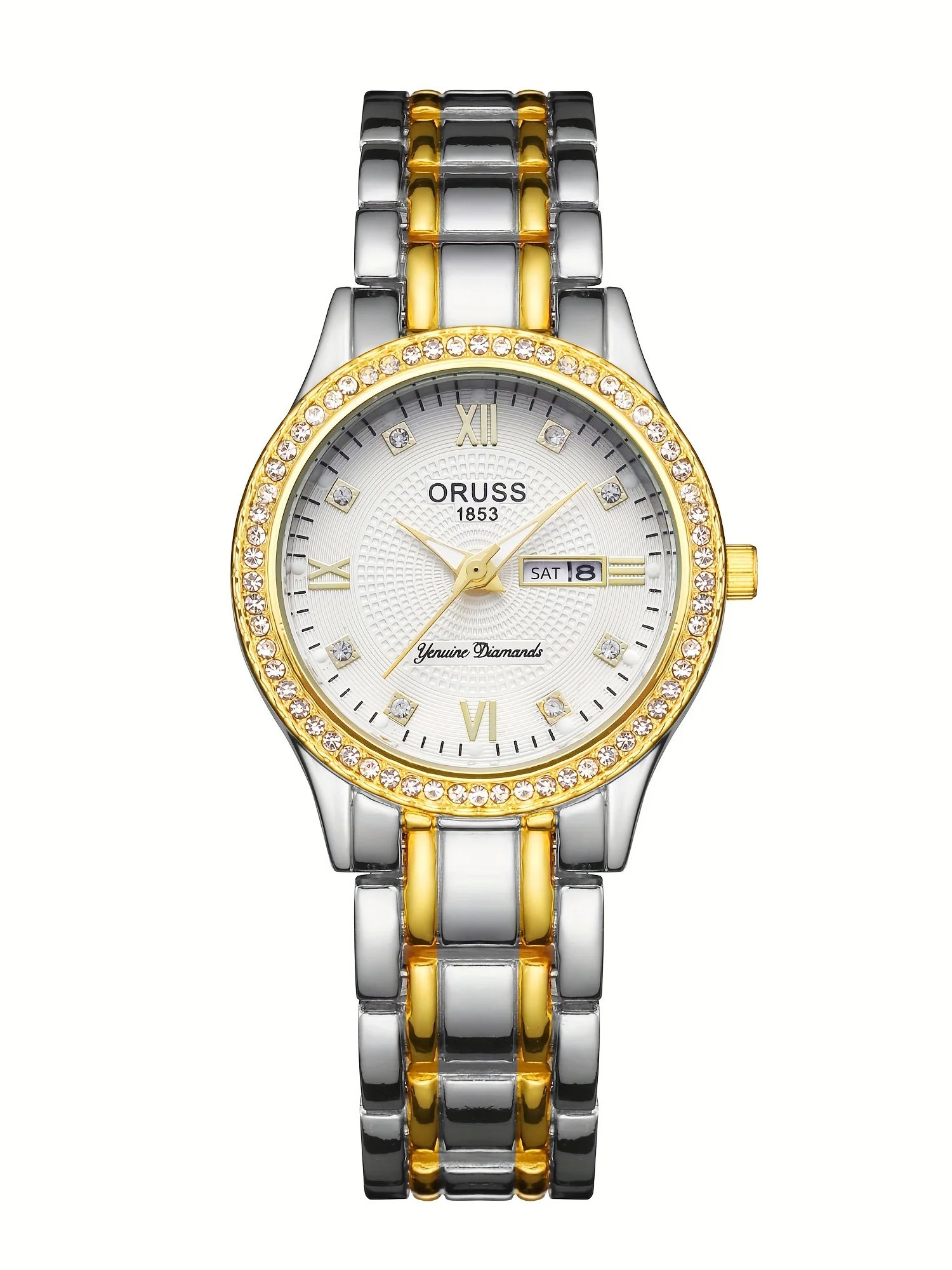 여성용 화이트 럭셔리 달력 골드 시계 룸, 패션 트렌드 - Luxury Watch Grade 리뷰 및 가격