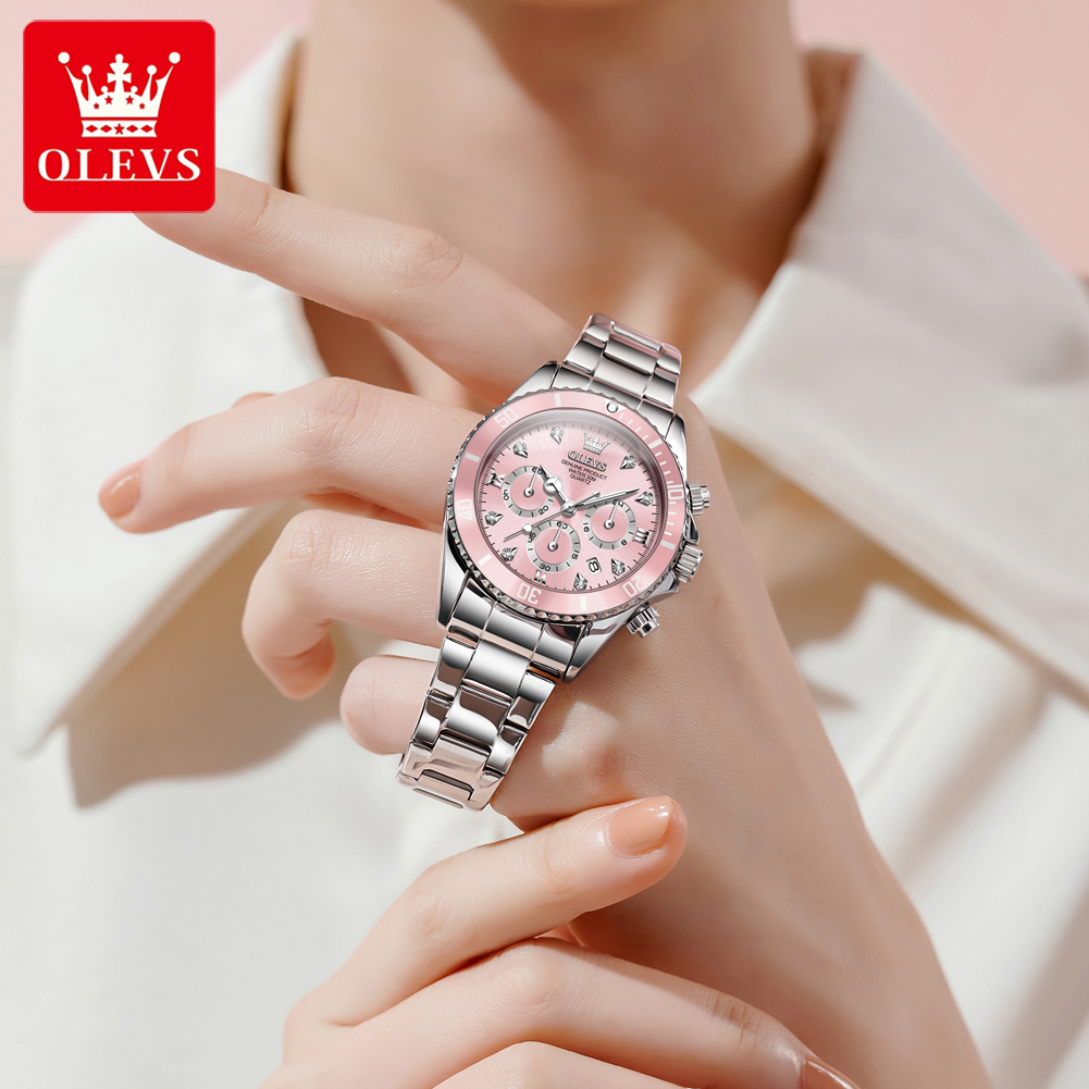 OLEVS 여성용 시계 5632 우아한 오리지널 쿼츠  - Luxury Watch And Bracelet 리뷰 및 가격