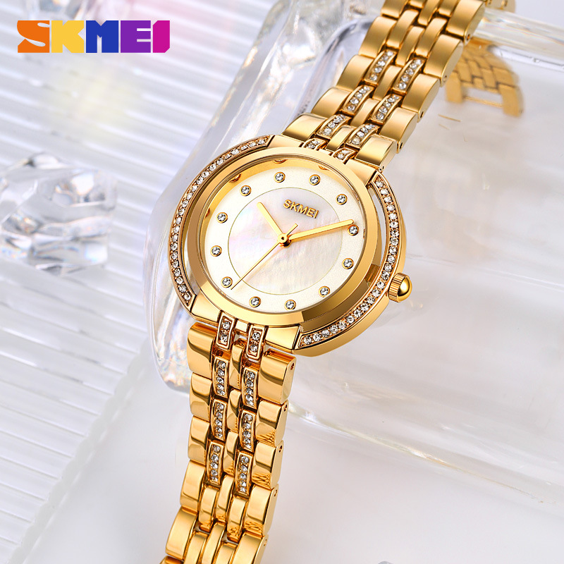 여성용 팔찌 쿼츠 시계 고급 라인스톤 다이얼 아연 합금 - Luxury Watch And Bracelet 리뷰 및 가격